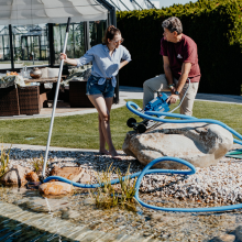 Der Konrath Teichsauger Aqua Super Komfort 2000