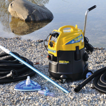 Fango Teichschlammsauger & Motorbürste mieten!