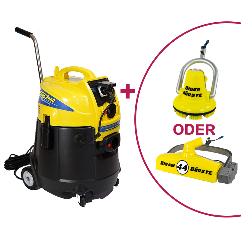 Fango Teichschlammsauger & Motorbürste mieten!