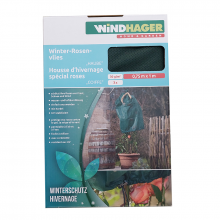 Diese Vlies Haube schützt Ihre Rosen im Winter!