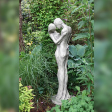 Steinfigur Tristan und Isolde