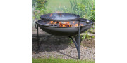 Feuerschale Plain Jane mit schwenkbaren Grillrost