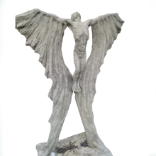 Steinfigur IKARUS für den Garten - Steinguss