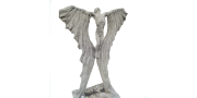Steinfigur IKARUS für den Garten - Steinguss