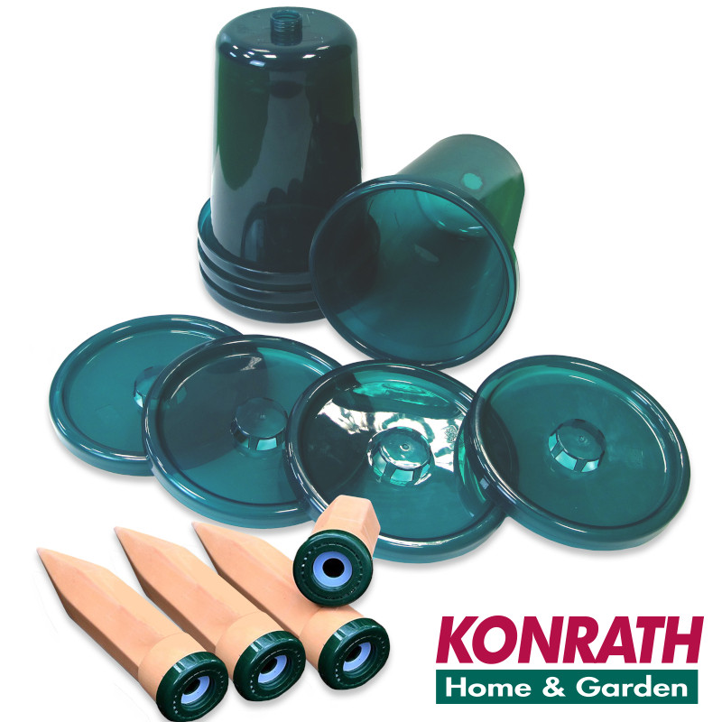 HYDRO Cup, 4+4 Becheraufsätze + Tonkegel